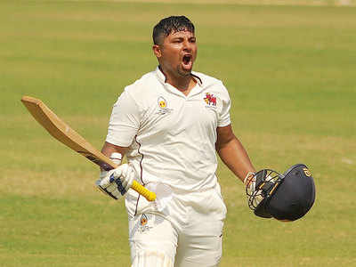 ಸರ್ಫ್ರಾ ರಾಜ್ ಚೊಚ್ಚಲ ತ್ರಿಶತಕ 