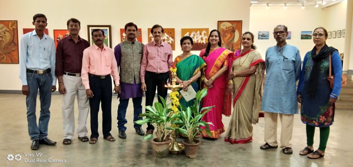 ಚಿತ್ರಕಲಾ ಪರಿಷತ್ ನಲ್ಲಿ ಪಂಚವರ್ಣ ಪ್ರರ್ದಶನ (ವರ್ಣ-5).