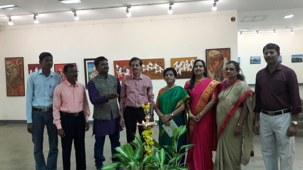 ಚಿತ್ರಕಲಾ ಪರಿಷತ್ ನಲ್ಲಿ ಪಂಚವರ್ಣ ಪ್ರರ್ದಶನ (ವರ್ಣ-5).