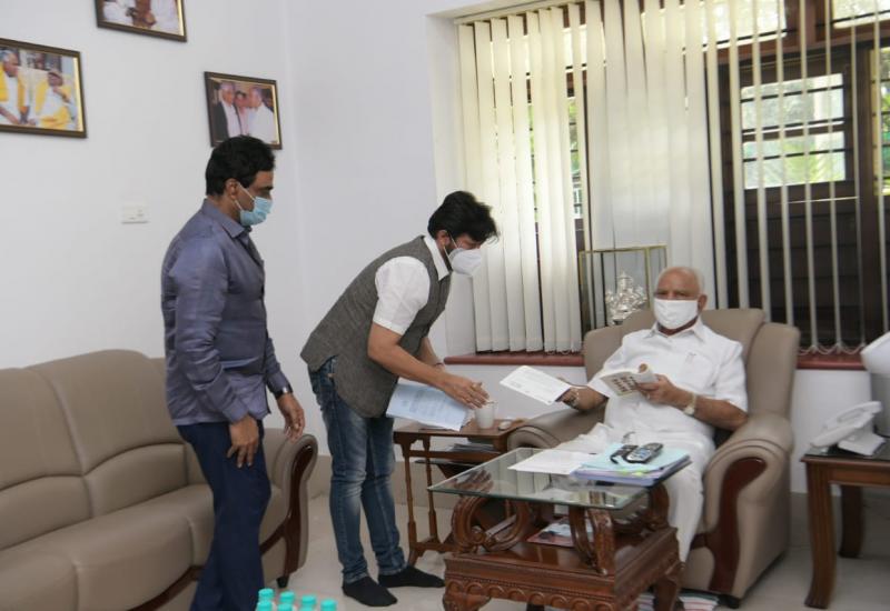ಚಿತ್ರೋದ್ಯಮಕ್ಕೆ ವಿಶೇಷ ಪ್ಯಾಕೇಜ್ ಘೋಷಿಸುವಂತೆ ಸಿಎಂಗೆ ಪುರಾಣಿಕ್ ಮನವಿ