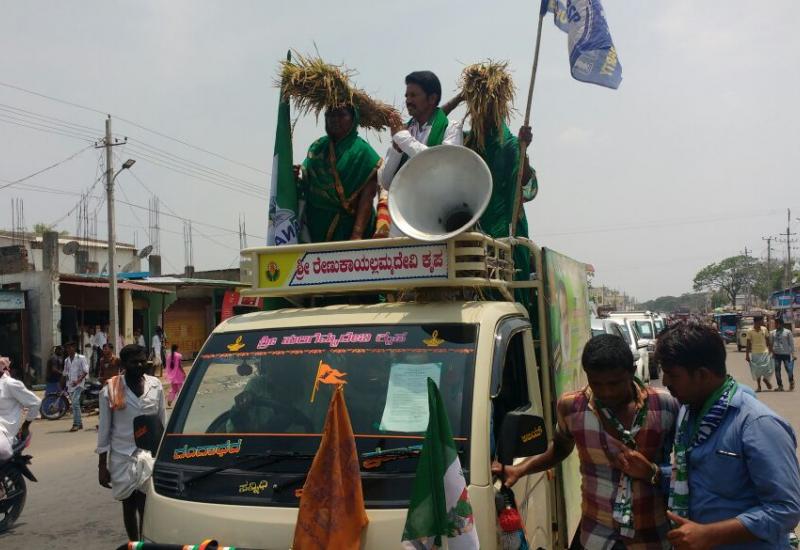 ಸಿರವಾರದಲ್ಲಿ ಜೆಡಿಎಸ್ ಹವಾ.ಹೆಚ್ಚುತ್ತಲಿರುವ ವೆಂಕಟ್ಟಪ್ಪ ನಾಯಕರಿಗೆ ಜನಬೆಂಬಲ. 